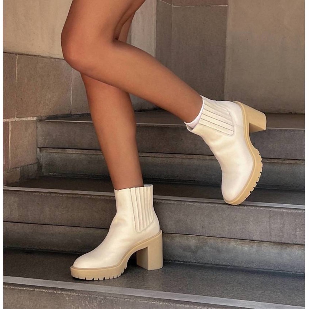 DOLCE VITA caster h2o booties in ivory